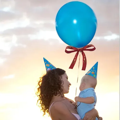 Vista 5 de Cinta de feliz cumpleaños de 1 pulgada, cintas de satén de cumpleaños rojas con estampado dorado para decoración de cumpleaños, envoltura