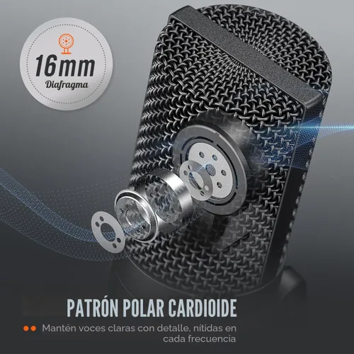 Vista 3 de FIFINE Micrófono USB de condensador de estudio, kit de micrófono para computadora con brazo de brazo ajustable, soporte de choque para instrumentos