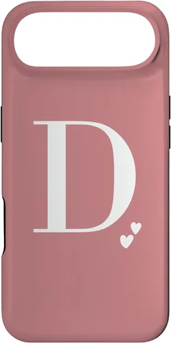 Vista 27 de Pink Personalized Initial Letter D Case for iPhone 16