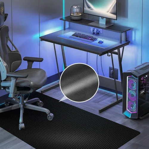 Tapete impermeable para silla de 30" x 48" para madera dura, tapete para silla de oficina para silla con ruedas, tapete de escritorio para madera