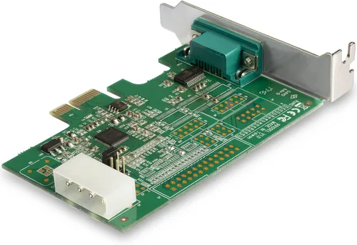 Vista 4 de StarTech.com Tarjeta adaptadora PCI Express RS232 de 1 puerto - Tarjeta controladora de host serie PCIe RS232 - PCIe a Serial DB9 - UART 16950