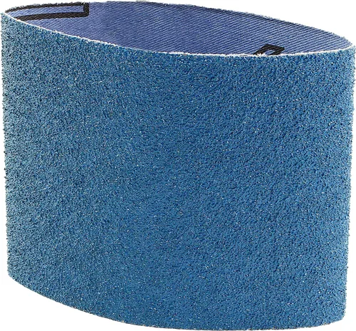 Vista 2 de CS Unitec 42040 Funda para cinturón de molienda de circonio PTX. Herramienta para amoladora de metal de grano 40, 3.5 pulgadas de diámetro x 4