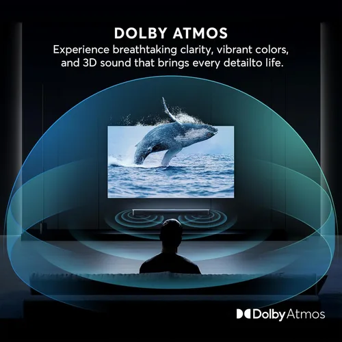 Vista 2 de GEOYEAO Barra de sonido, altavoz 2.1 con Dolby Atmos, seis altavoces de 190 W, barras de sonido de 37 pulgadas para TV, Bluetooth y sistema