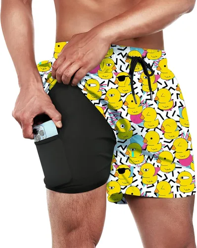 Vista 13 de Bañador para hombre cadena dorada