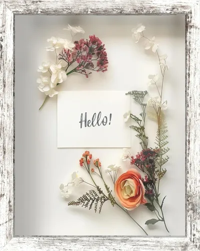 Vista 31 de FrameWorks Marco de Caja de Sombra de Madera Negra de 8" x 8" – Vitrina con Parte Trasera de Fieltro Suave, Caja de Memoria con Vidrio Templado