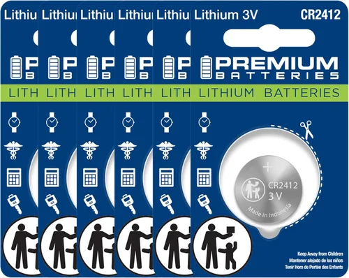 Vista 64 de Batería CR1612 Premium de litio de 3 V para monedas, baterías de alta capacidad de ingeniería japonesa (paquete de 1)