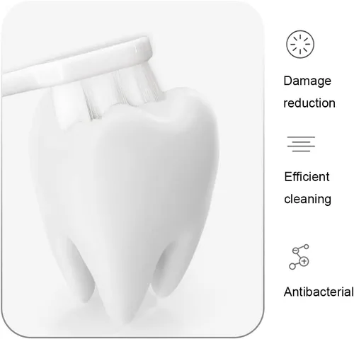 Vista 4 de 12 cepillos de dientes ultra suaves cepillos de dientes manuales flexibles con 22000 cerdas para adultos y dientes sensibles