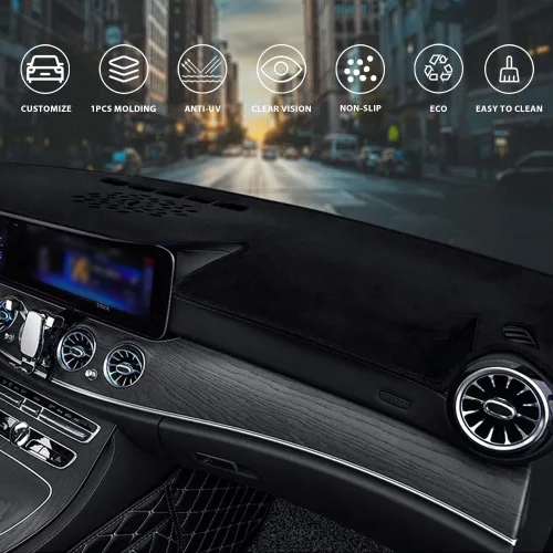 Vista 5 de Cubierta de franela para salpicadero, antideslizante, compatible con Lexus GS 350 250 450h L10 2013-2020