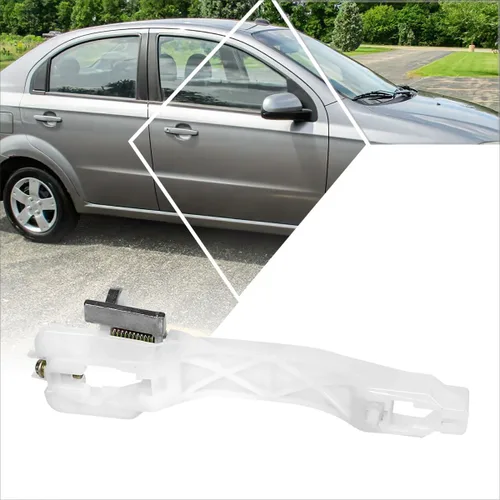 PM PERFORMOTOR Soporte de montaje para manija de puerta lateral del pasajero delantero derecho compatible con Chevy Aveo Pontiac G3 07-11, blanco