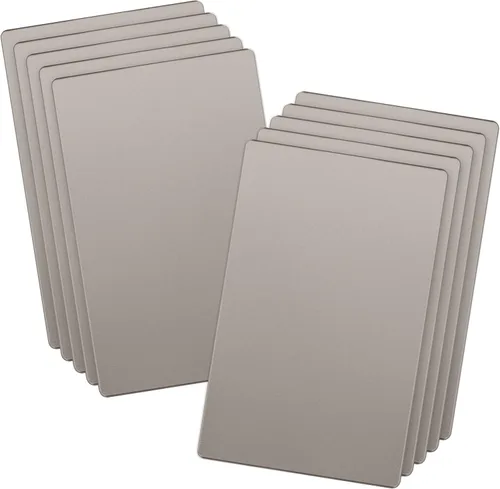 Vista 27 de LIDER Placa de pared en blanco, resistente a la temperatura y a los impactos, acrílico, reflectante, cubierta sin tornillos, decoración moderna