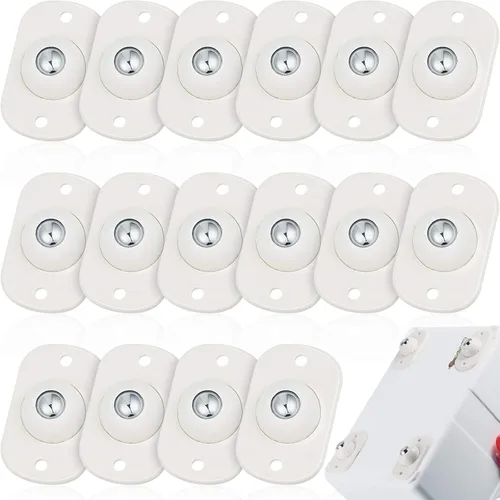 Vista 43 de Honoson 8 Piezas Ruedas Giratorias Autoadhesivas para Electrodomésticos, Rodillos de Electrodomésticos, Deslizadores para Electrodomésticos
