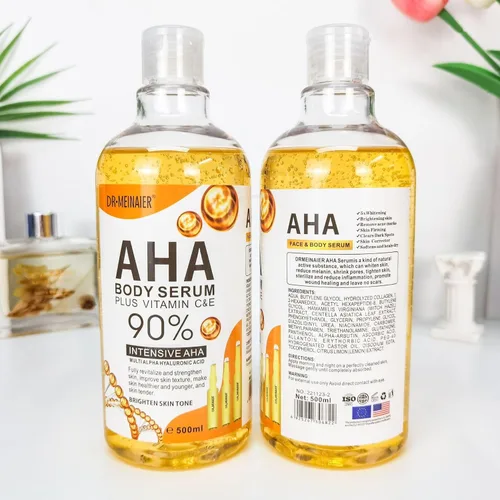 Esencia hidratante para la piel con arbutina y AHA, para una tez brillante e hidratada (AHA, 16.9 fl oz)