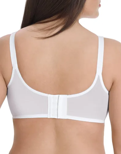 Vista 3 de Bali Sujetador con aros de flores para mujer, Blanco