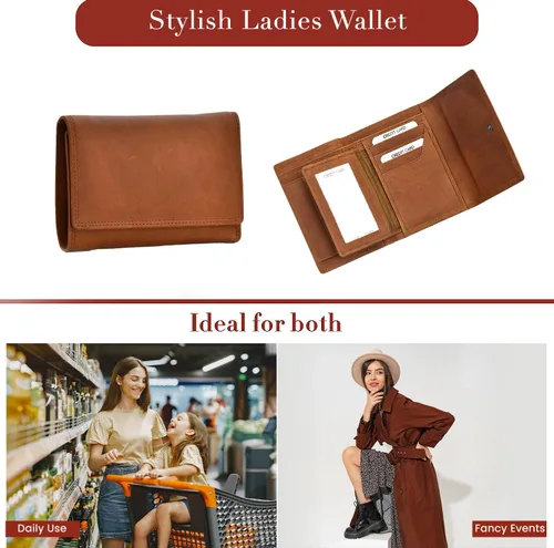 Vista 6 de Style n Craft Trifold Leather Wallet