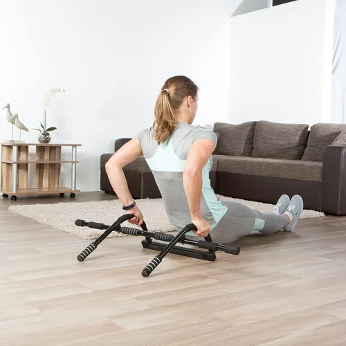 Vista 6 de Ultrasport Pull-Up Bar, door rack, upper body trainer, multifunctional trainer, can be used without Drilling, training device for home and office