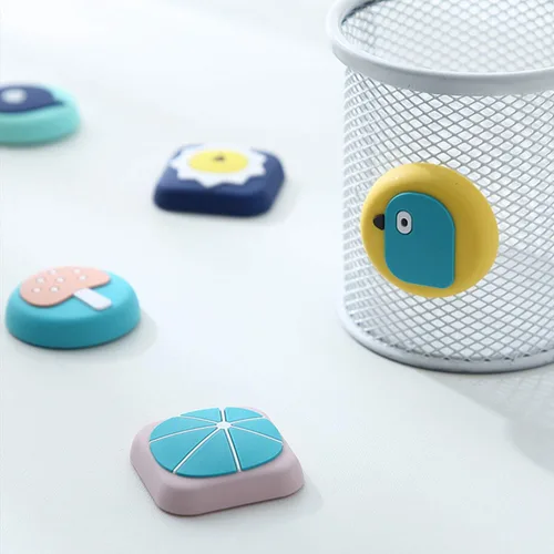 Vista 7 de Protector de pared para tope de puerta, paquete de 6, silencioso, goma suave a los golpes, protectores de pared con adhesivo 3M autoadhesivo