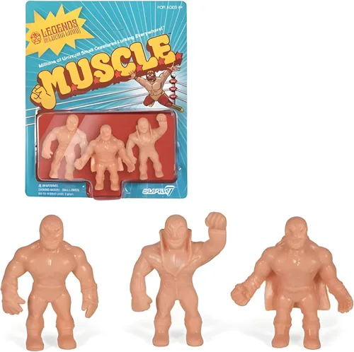 Vista 3 de Super7 Legends of Lucha Libre M.U.S.C.L.E. Mini-Figuras Pack B