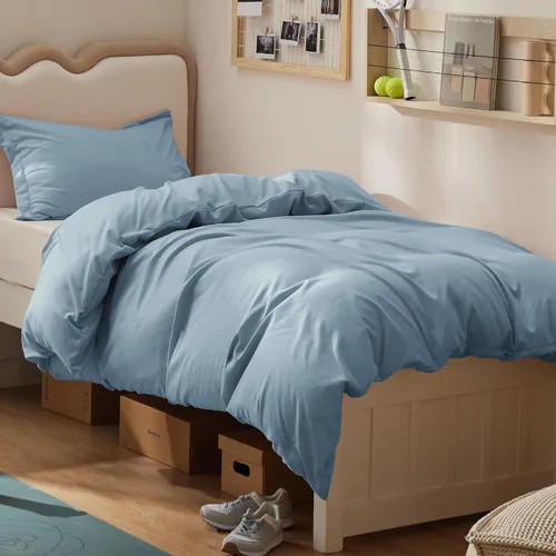 Vista 62 de Bedsure - Juego de funda de edredón tamaño individual/individual XL - Juego de ropa de cama suave de microfibra cepillada doble para niños