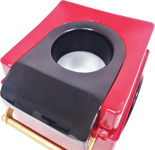 Vista 8 de FixtureDisplays® Mini máquina de palomitas de maíz con forma de carro para hacer palomitas de maíz de mesa 9 pulgadas de largo x 7 pulgadas de ancho