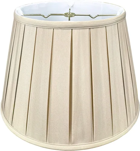 Vista 24 de Royal Designs - Pantalla básica para lámpara Empire, diseño de pliegues ingleses, Oro Antiguo, 11 x 18 x 12 pulgadas