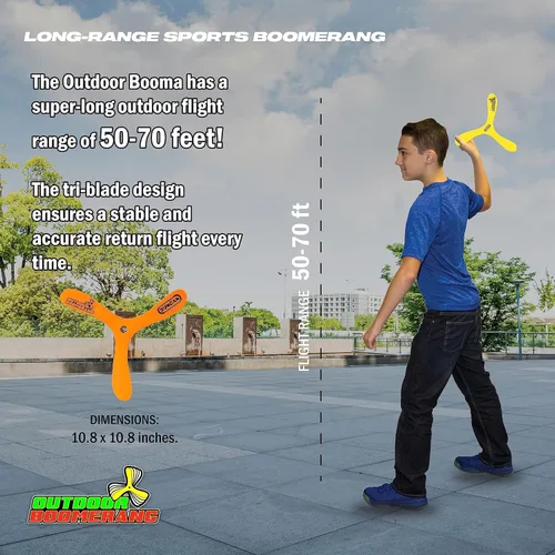 Vista 4 de Duncan Juguetes al aire libre Booma juguete, deportes Boomerang variando colores medio