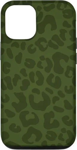Vista 28 de Olive Military Green Cheetah Leopard Print Animal Skin Case for iPhone 17