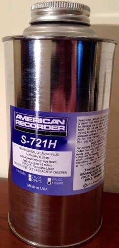 American Recorder Technologies S-721H-Q Pro - Limpiador de cabeza de cinta de 1 cuarto de galón S721HQ