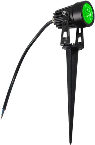 85-265VAC 3W mini verde LED IP65 al aire libre impermeable paisaje luces jardín césped lámparas decoración arte antorcha proyectores GO-L02-G