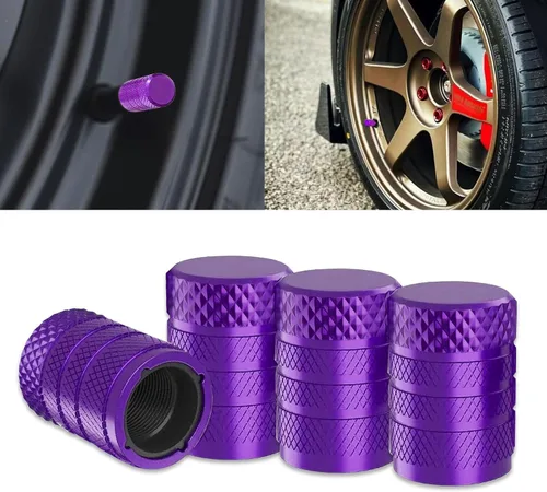 Vista 21 de x xotic tech Juego de 4 tapas de tapa de válvula de neumático con bandera estadounidense, aleación de aluminio anodizado, resistente a la corrosión