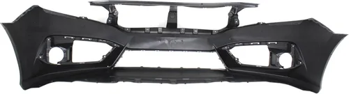 Vista 3 de Garage-Pro Cubierta de parachoques delantero para Honda Civic 2016-2018, imprimada de 4 piezas con montaje de rejilla, repuesto de parachoques