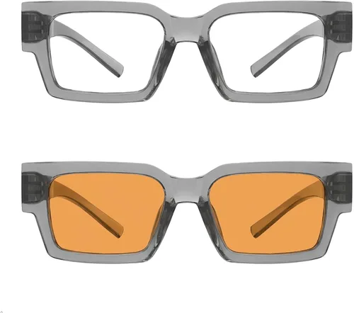 Vista 269 de Eyekepper Gafas de luz azul para hombre y mujer, paquete de 6 lentes Pilot Paquete de 6 color mezclado