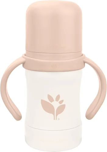 Vista 2 de Green Sprouts® Sprout Ware® Sip & Straw 6oz, 6mo+, plástico vegetal, silicona curada con platino, apto para lavavajillas, crece con el bebé, probado