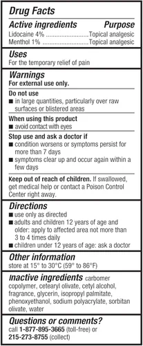 Vista 9 de Tylenol Crema de lidocaína refrescante precisa, 4% lidocaína y 1% mentol, alivio máximo del dolor de fuerza OTC para espalda, músculos
