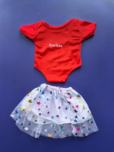 Vista 7 de ReeRaa 20 piezas de ropa de muñeca de 18 pulgadas y accesorios para muñecas americanas de 18 pulgadas, regalo incluyendo 10 juegos completos de ropa