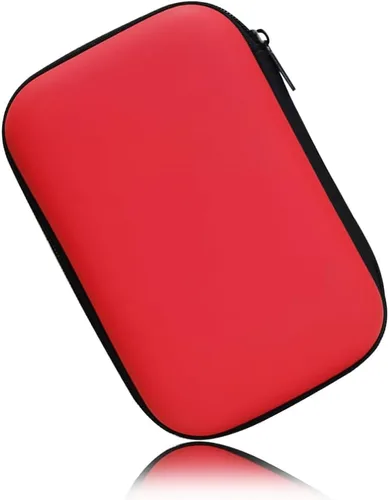 Vista 8 de Estuche de transporte para disco duro, bolsa organizadora de almacenamiento, bolsa de transporte universal multiusos compatible con Western Digital
