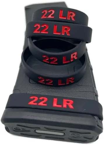 Vista 3 de 22LR 22 Long Rifle Magazine Mag ID Band Think and Durable (paquete de 5)