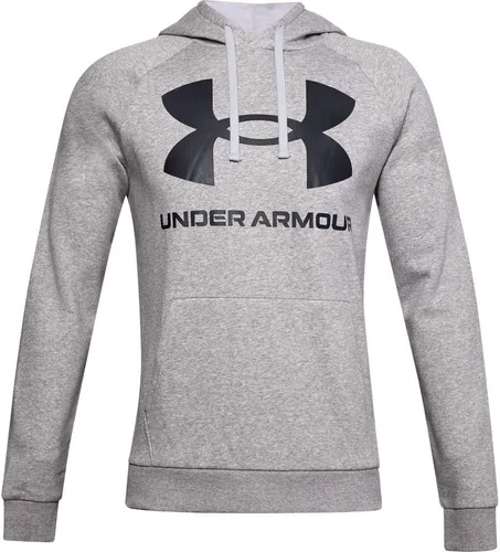 Under Armour Rival Sudadera con capucha, para hombre, de vellón, con logotipo grande