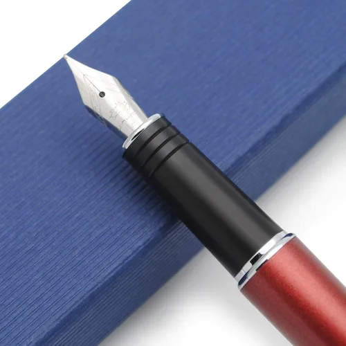 Vista 4 de JINHAO 997 - Pluma estilográfica de lujo (punta fina, color rojo)