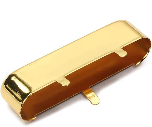 Vista 4 de Alnicov Cubierta de pastilla de cuello para guitarra TL Tele Telecaster Style Electric Guitar Gold