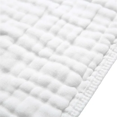 Vista 3 de CottCare - Paños de muselina para bebés, 100 % algodón, grandes, 20 x 10 pulgadas, 6 capas, muy suaves y absorbentes