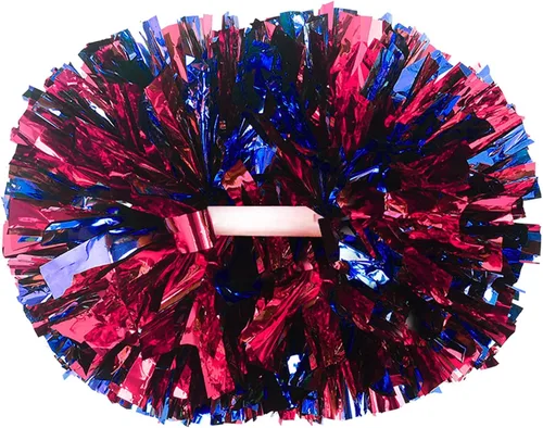 Vista 27 de Pompones de animadora para fiestas deportivas, accesorios de equipo de baile, espíritu de escuadrón de animación (A-15)