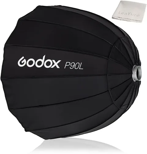 Godox P90L 35.4 in 35.5 pulgadas portátil profundo Parabólico caja de luz Bowens Mount Studio Flash Reflector Photo Studio Softbox para Studio Flash