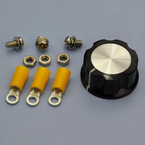 Vista 3 de Electronics-Salon Potenciómetro bobinado de alambre de alta potencia 200W 10 OHM, reóstato, resistencia variable.