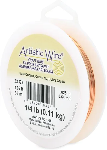 Vista 15 de Artistic Wire, Cable de cobre desnudo calibre 12 / 0.083 in, 10 pies / 10.2 ft