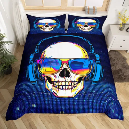 Vista 20 de Erosebridal Juego de ropa de cama de atrapasueños, tamaño individual, juego de funda de edredón bohemia de microfibra de lujo para niños