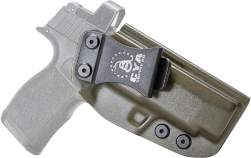 Vista 21 de CYA Supply Co. Funda para llevar armas dentro del cinturón, lista para ópticos (verde OD) IWB, para llevar armas ocultas, dentro de la cintura