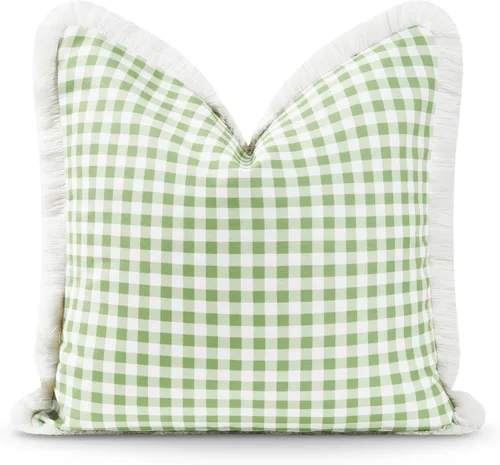 Vista 9 de Hofdeco Premium Coastal Hampton Style - Funda de almohada lumbar para interiores y exteriores, solo 12 x 20 pulgadas, resistente al agua para patio