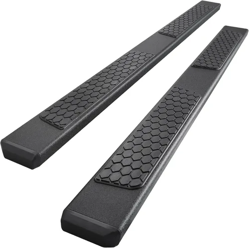 Vista 14 de COMNOVA Estribos Laterales Tablones de Estribo Compatibles con 2007-2018 Chevy Silverado/Sierra 1500 2500 3500 Crew Cab y 2019 1500LD 2500HD 3500HD