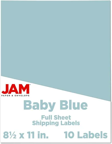 Vista 46 de Etiquetas de dirección de envío JAM PAPER - Grandes - 3 1/3 x 4 - Azul - 120/Paquete