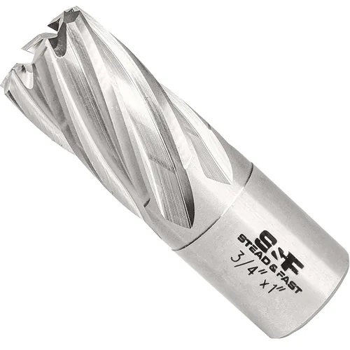 Vista 15 de S&F STEAD & FAST Cortador Anular, 1" de Diámetro x 1" de Profundidad de Corte para Prensa de Taladro Magnético, Broca de Taladro Magnético